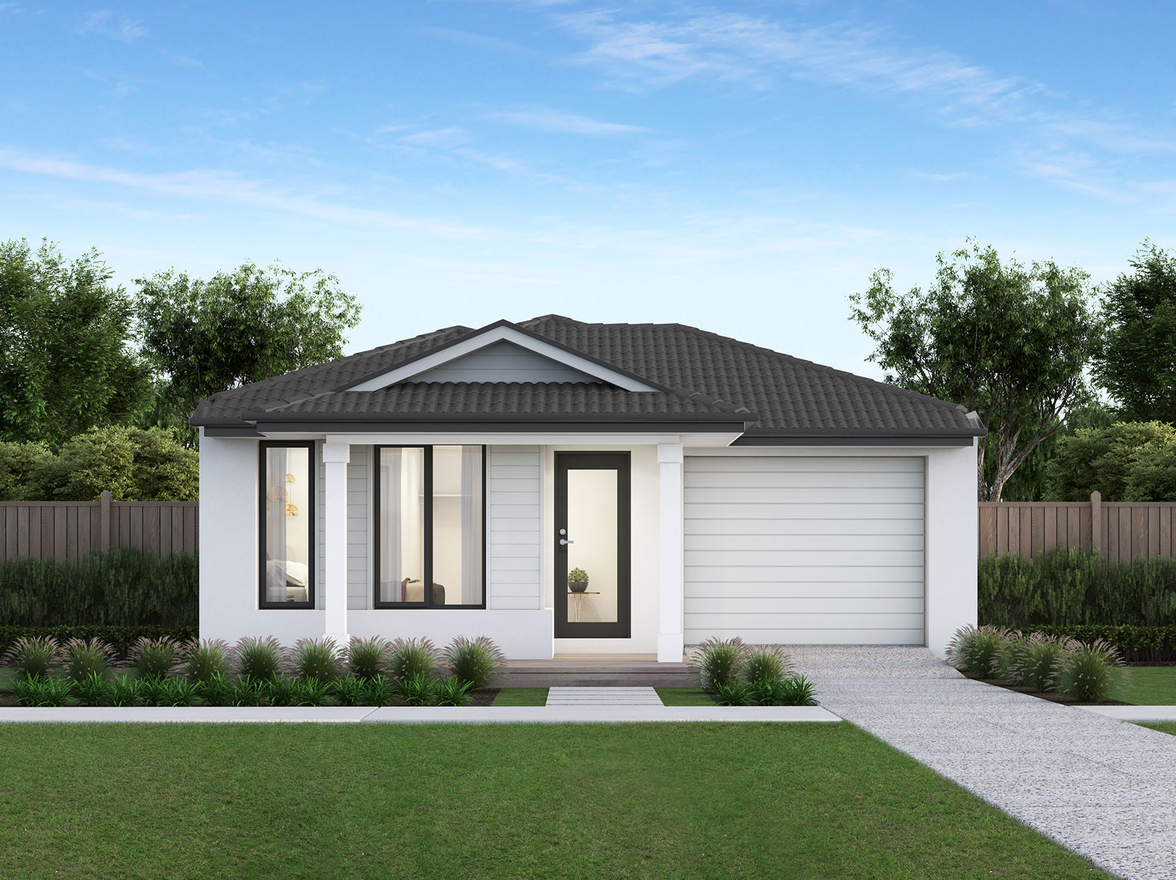 Cooper a 3 bedroom 2 bathroom Melbourne home design and floor plans from Homebuyers Centre Victoria