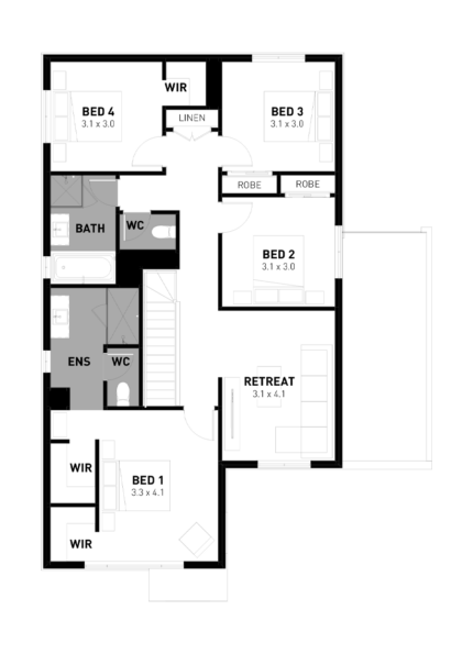 Empire | 4 Bedroom, 2.5 Bathroom Home Design | View Plans & More