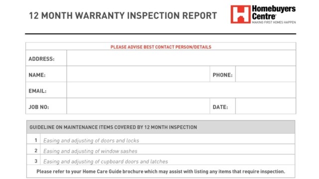 12-Month inspection report Image