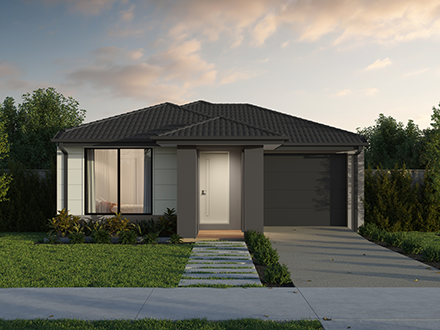 Single storey architectural range   After a more signature style? Our architectural facades are the epitome of luxury and may be the perfect choice for you.* Image