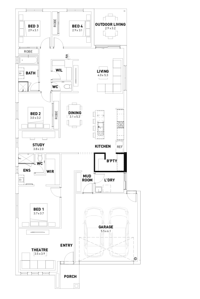 Display Home in Truganina Mt Atkinson Lismore 26 View Opening