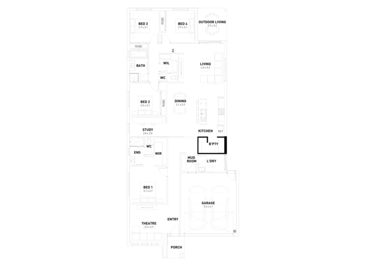 Lismore 4 Bedroom, 2 Bathroom Home Design View Plans & More