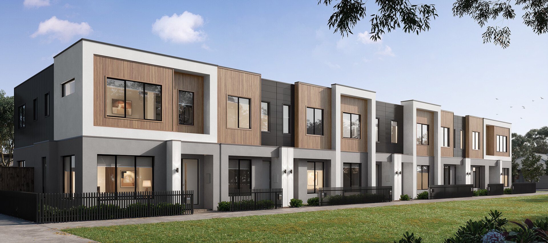 Aurora Estate town house projects by Melbourne town house builder Homebuyers Centre.