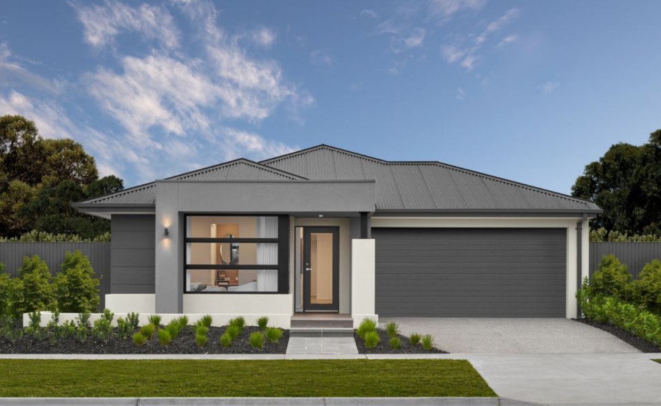 Single storey architectural range   After a more signature style? Our architectural facades are the epitome of luxury and may be the perfect choice for you.* Image