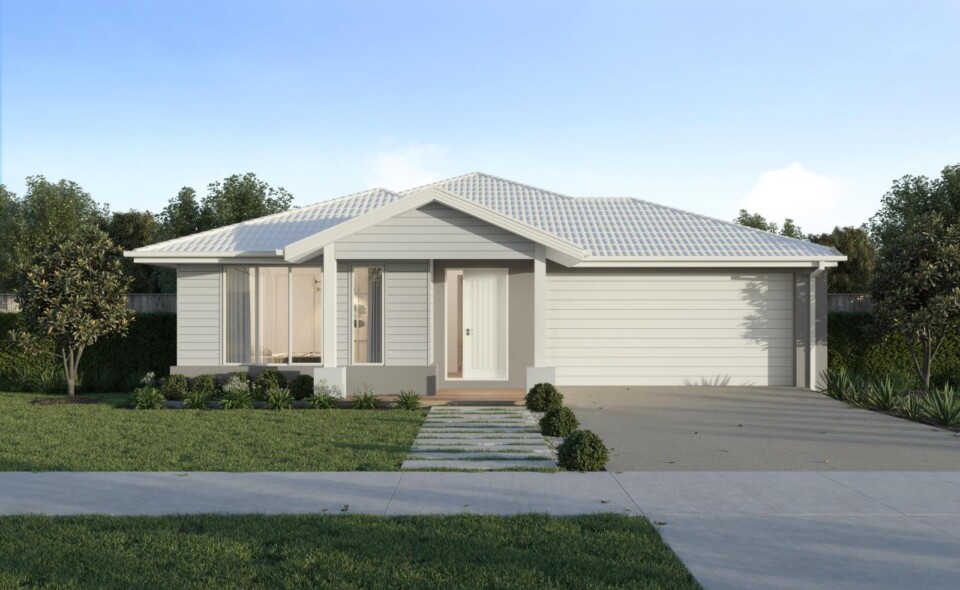 Single storey designer range   Our single storey Designer Range takes inspiration from a variety of design styles including Hamptons, Coastal, Traditional and Contemporary. This collection of 10 facades offers you differentiation and affordability, to ensure your new home perfectly complements your needs.* Image