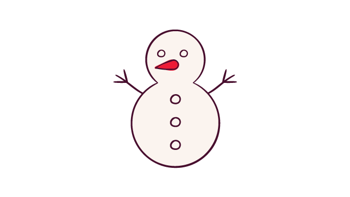 Holiday Season Snowman Icon